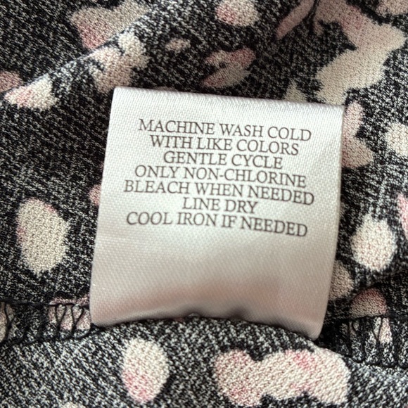 Como Black Women Crew-Neck Front Twist Black Top 3X - Picture 12 of 12